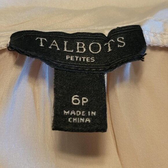 Talbots Pure Silk Soft Satin Tank Top - Picture 5 of 8